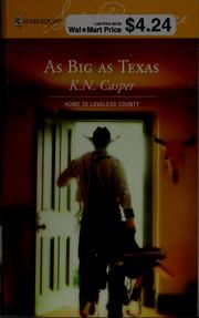 Cover of: As big as Texas