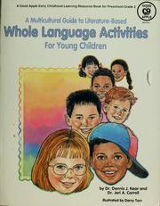 Cover of: A multicultural guide to literature-based whole language activities for young children