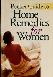 Cover of: Pocket guide to home remedies for women
