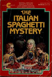 Cover of: The Italian spaghetti mystery by George Edward Stanley
