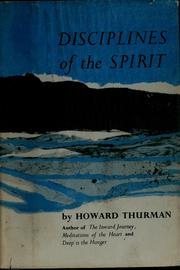 Cover of: Disciplines of the spirit.
