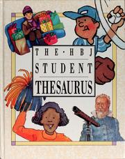 Cover of: The HBJ student thesaurus.