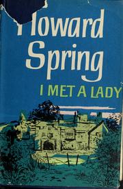 Cover of: I met a lady