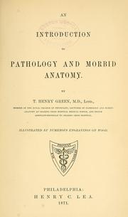 Cover of: An introduction to pathology and morbid anatomy