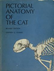 Cover of: Pictorial anatomy of the cat
