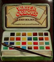 Cover of: Watercolors