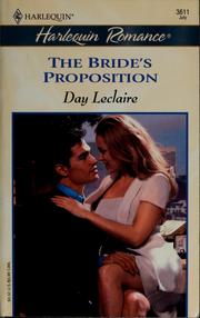 Cover of: The Bride's Proposition