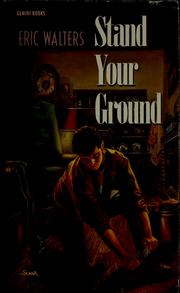 Cover of: Stand your ground