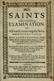 Cover of: The saints selfe-enriching examination