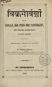 Cover of: Urwasi, der Preis der Tapferkeit by Kālidāsa