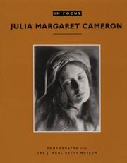 Cover of: Julia Margaret Cameron: photographs from the J. Paul Getty Museum.