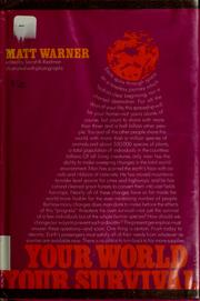 Cover of: Your world- your survival. by Matt Warner, Matt Warner
