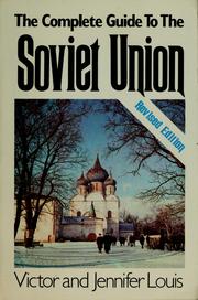 Cover of: The complete guide to the Soviet Union