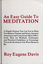 Cover of: An easy guide to meditation