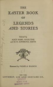 Cover of: The Easter book of legends and stories