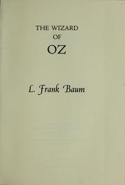 Cover of: The Wizard of Oz by L. Frank Baum