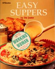 Cover of: Easy suppers
