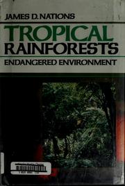 Cover of: Tropical rainforests