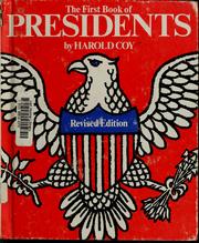 Cover of: The first book of Presidents by Harold Coy