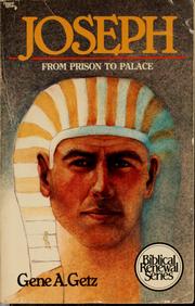 Cover of: Joseph, from prison to palace