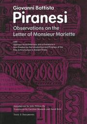 Observations on the letter of monsieur Mariette : with opinions on architecture, and a preface to a new treatise on the introduction and progress of the fine arts in Europe in ancient times