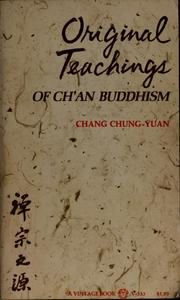 Cover of: Original teachings of Ch'an Buddhism