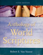 Cover of: Anthology of world scriptures
