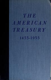 Cover of: The American treasury, 1455-1955