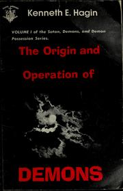 Cover of: The origin and operation of demons