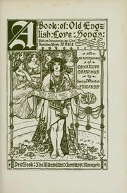 Cover of: A book of old English love songs