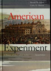 Cover of: The American experiment: a history of the United States