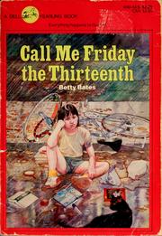 Cover of: Call me Friday the Thirteenth