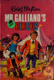 Cover of: Mr. Galliano's circus