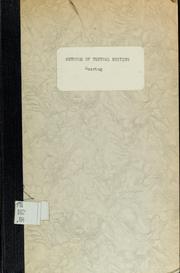 Cover of: Methods of textual editing