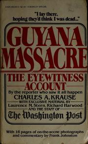 Cover of: Guyana massacre by Charles A. Krause
