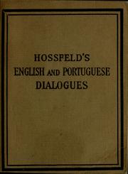 Cover of: Hossfeld's English and Portuguese dialogues ...