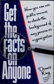 Cover of: Get the facts on anyone