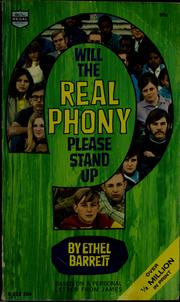 Cover of: Will the real phony please stand up?