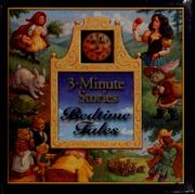 Cover of: 3-minute stories: bedtime tales