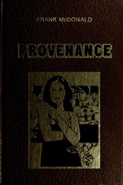 Cover of: Provenance