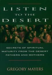 Cover of: Listen to the desert by Gregory Mayers