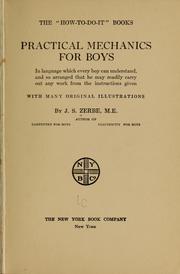 Cover of: Practical mechanics for boys