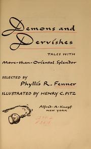 Cover of: Demons and dervishes: tales with more-than-oriental splendor