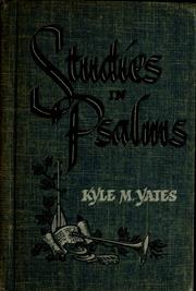Cover of: Studies in Psalms