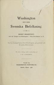 Cover of: Washington och dess svenska befolkning