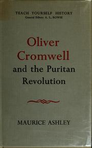 Cover of: Oliver Cromwell and the Puritan Revolution