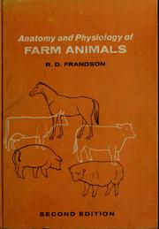 Cover of: Anatomy and physiology of farm animals by R. D. Frandson