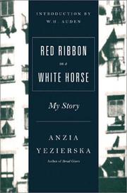 Cover of: Red Ribbon on a White Horse | Anzia Yezierska