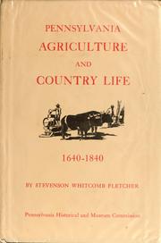 Cover of: Pennsylvania agriculture and country life. by S. W. Fletcher