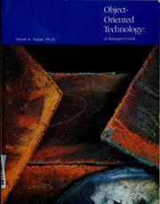 Cover of: Object-oriented technology: a manager's guide